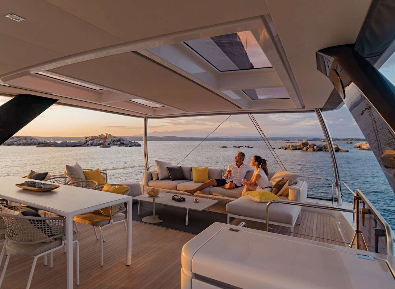 A Charter Caribe crewed catamaran